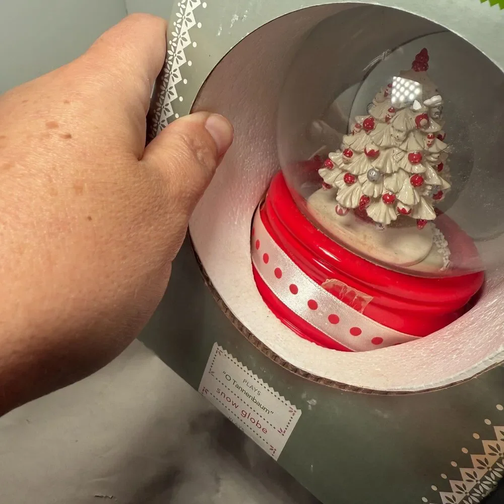 Martha Stewart SnowGlobe for Kmart O Tannenbaum‎ New Old Stock Holiday